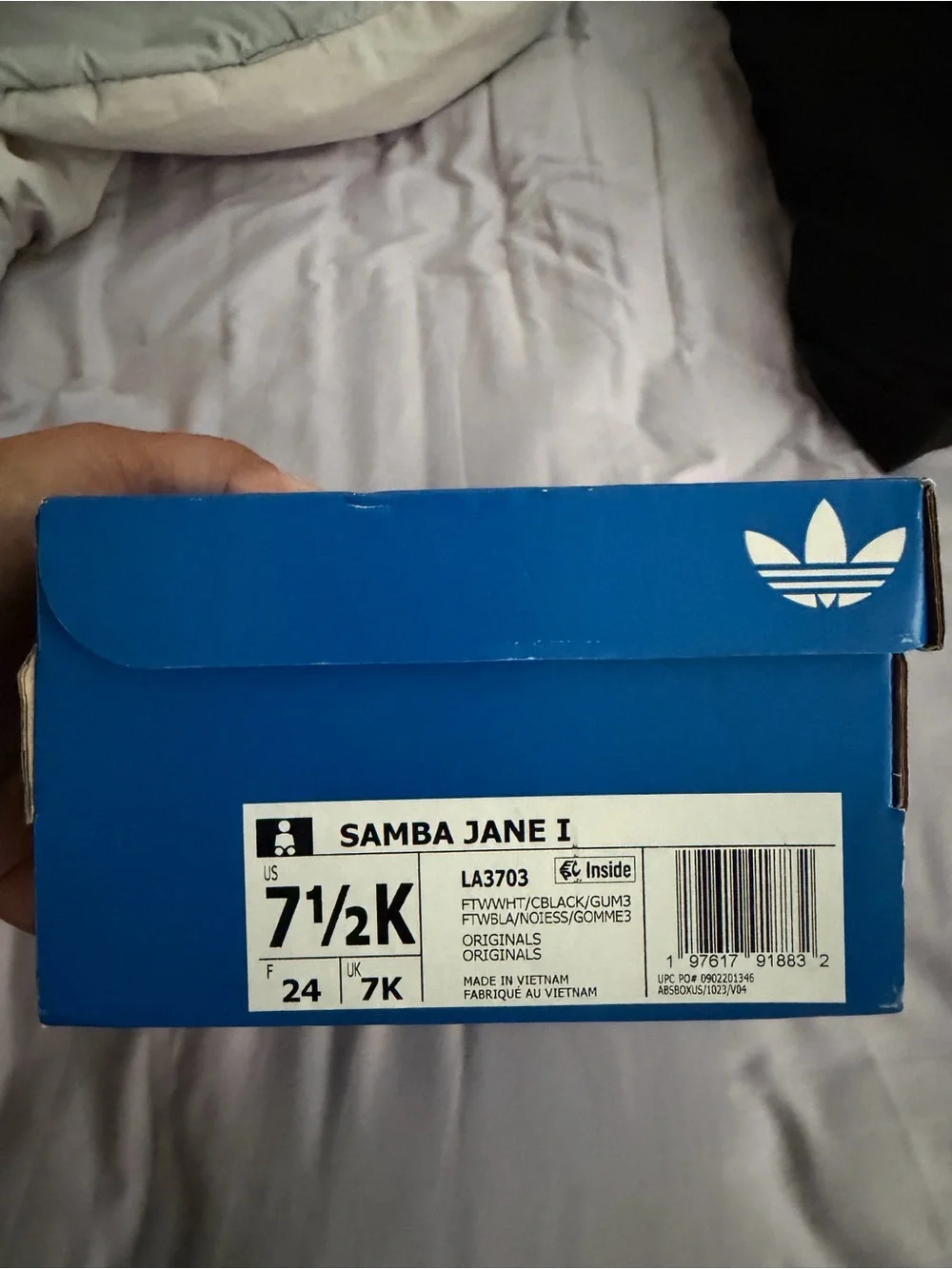 adidas White and Black Baby Mary Jane Walker Shoes